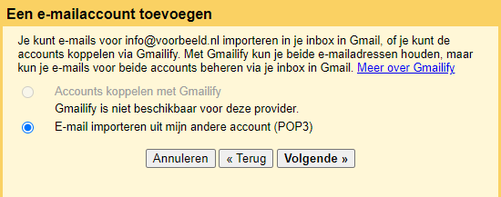 Klik op bestand